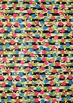Black & Cream Printed Cotton Fabrics